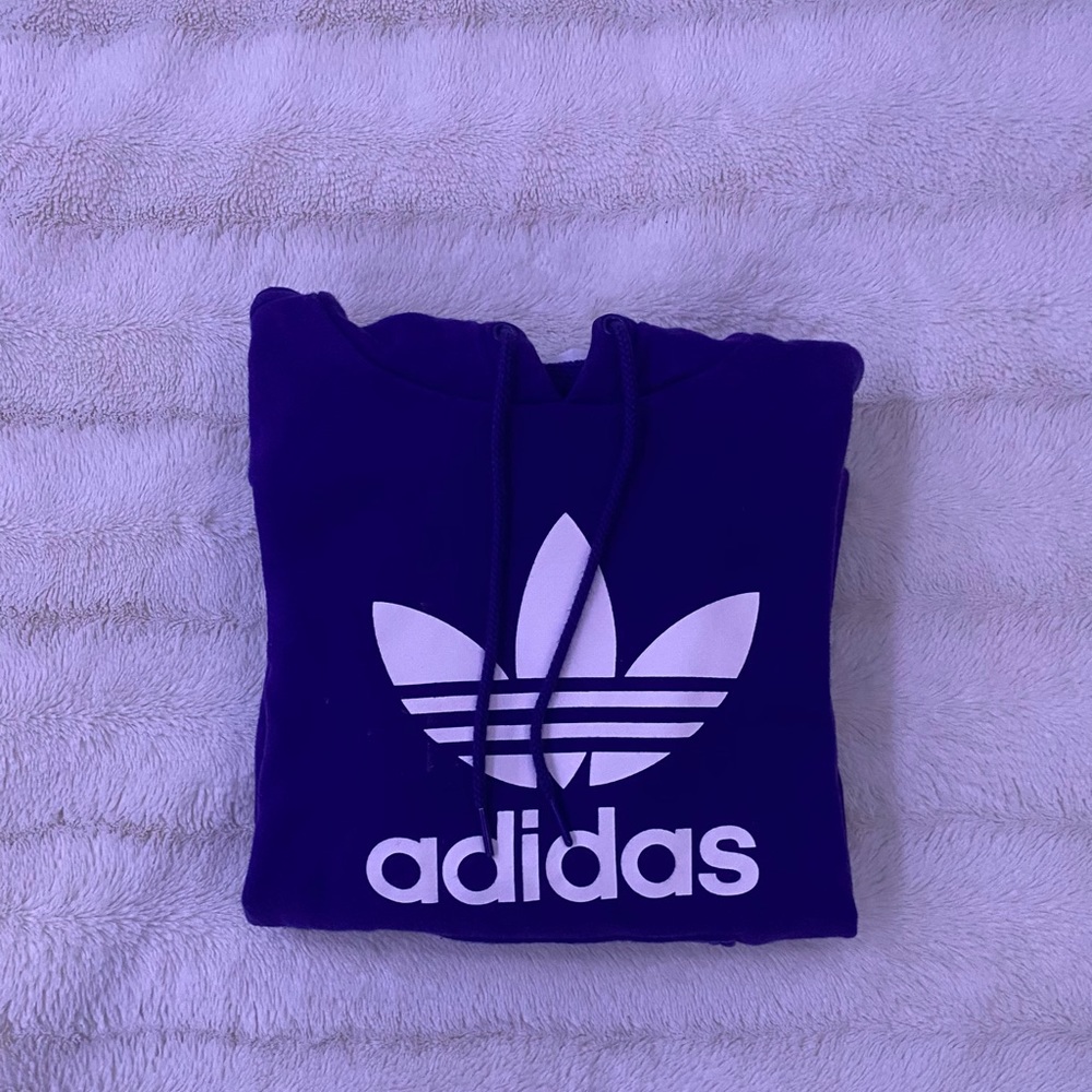 Purple adidas hoodie